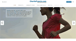 Desktop Screenshot of charliefrancis.com